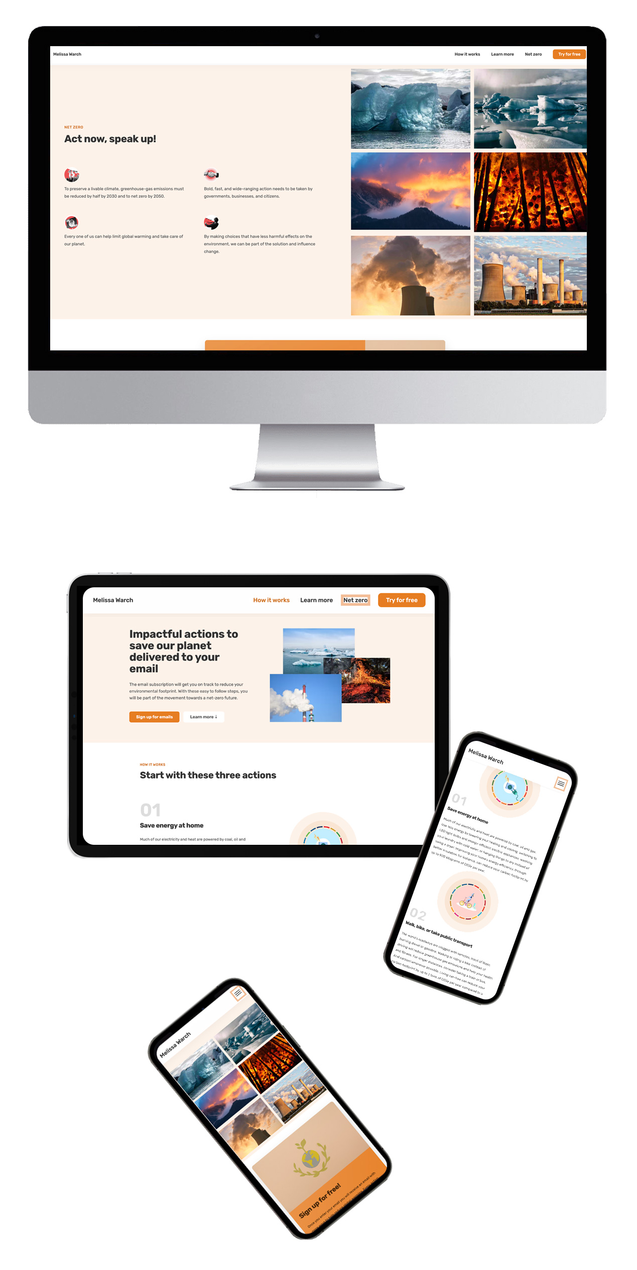 student website