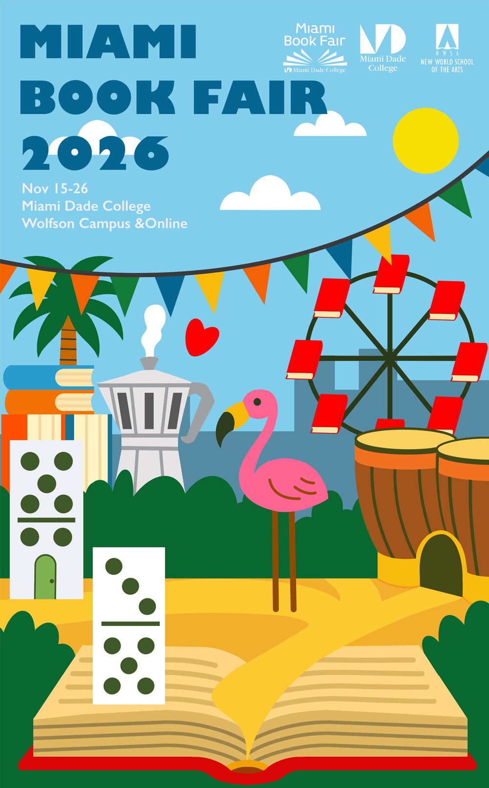 poster Miami Book Fair