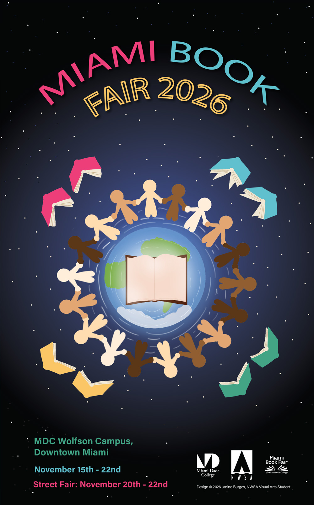 poster Miami Book Fair