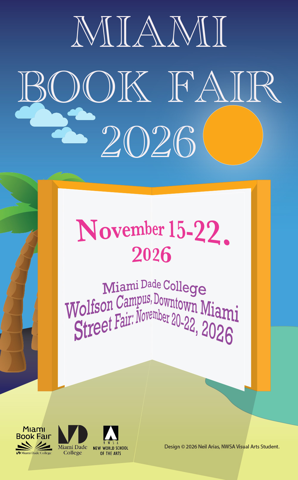 poster Miami Book Fair